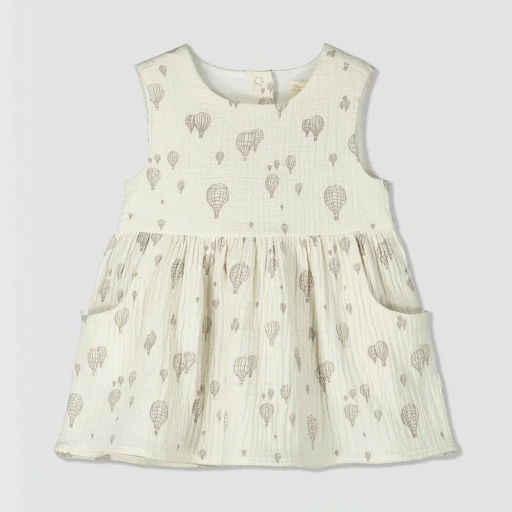 Ettie + H - Cream Balloons Kaja Dress